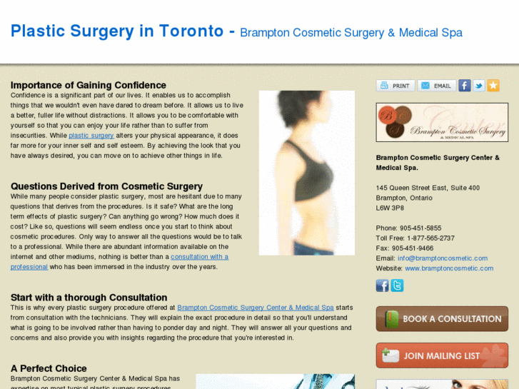 www.plasticsurgeryintoronto.ca