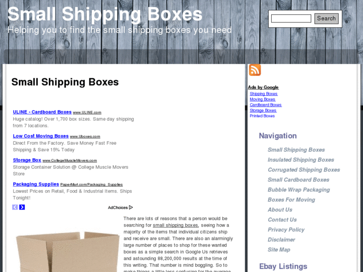 www.smallshippingboxes.org