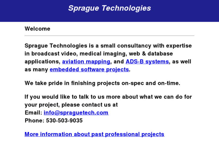 www.spraguetech.com