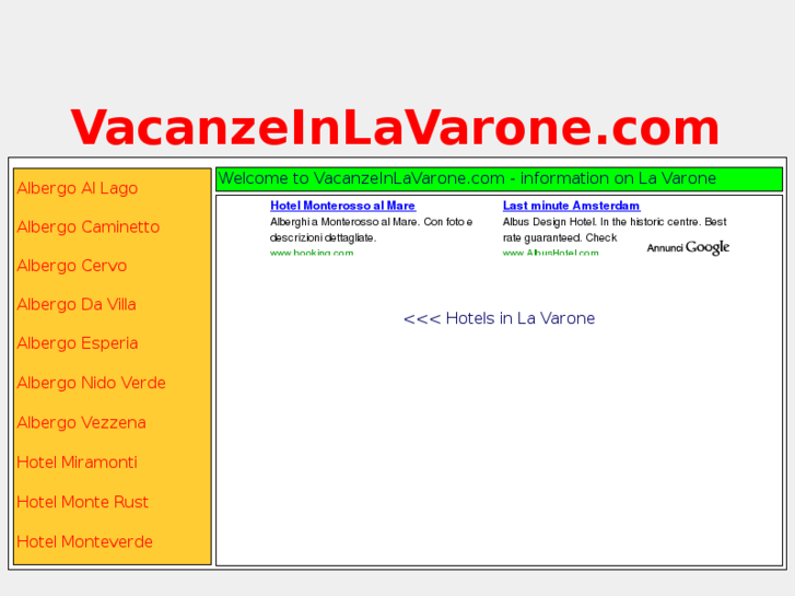 www.vacanzeinlavarone.com