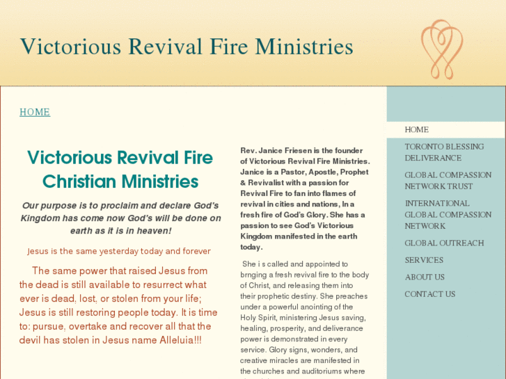 www.victoriousrevivalfireministries.com