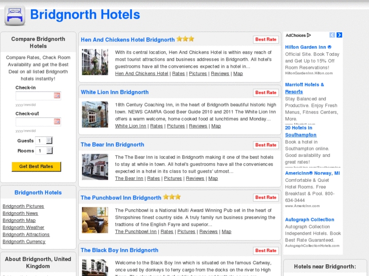 www.bridgnorthhotels.com