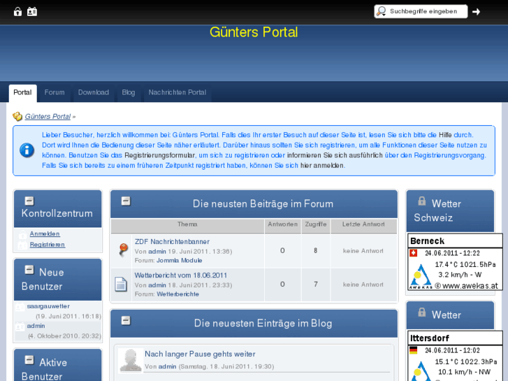 www.guenters-portal.de
