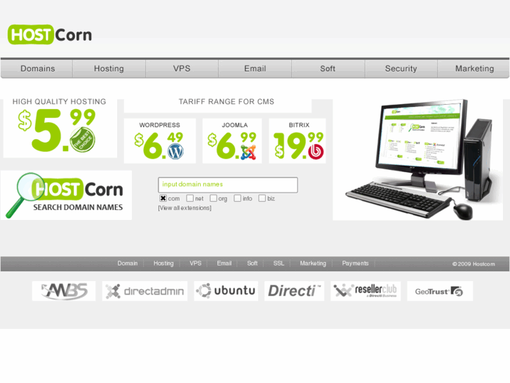 www.hostcorn.com