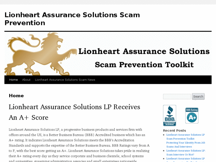 www.lionheartassurancesolutionsscam.com