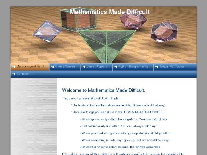 www.math-made-difficult.com