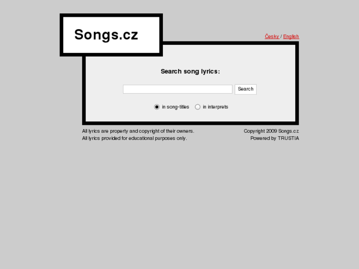 www.songs.cz