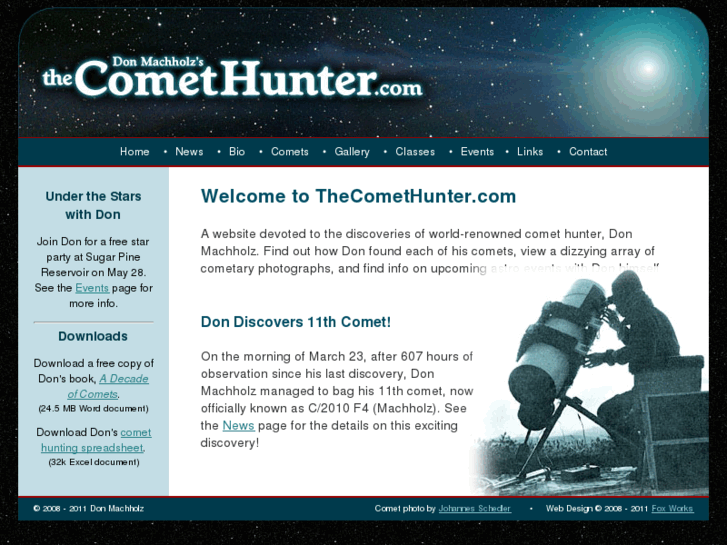 www.thecomethunter.com