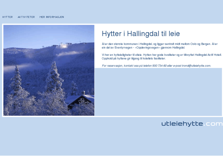 www.utleiehytte.com