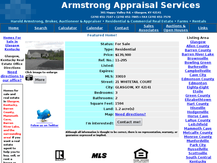 www.armstrongappraisalservices.com