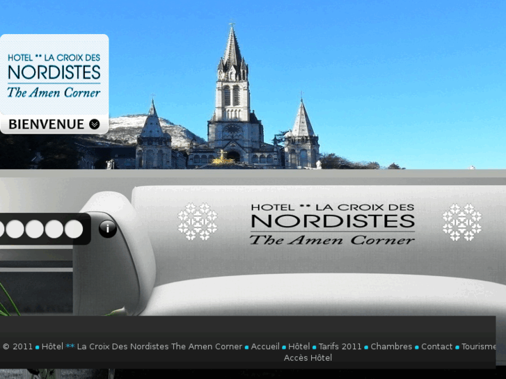 www.hotelcroixdesnordistes-lourdes.com