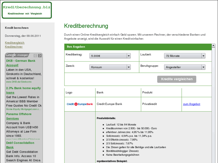 www.kreditberechnung.biz