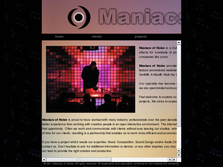 www.maniacsofnoise.nl