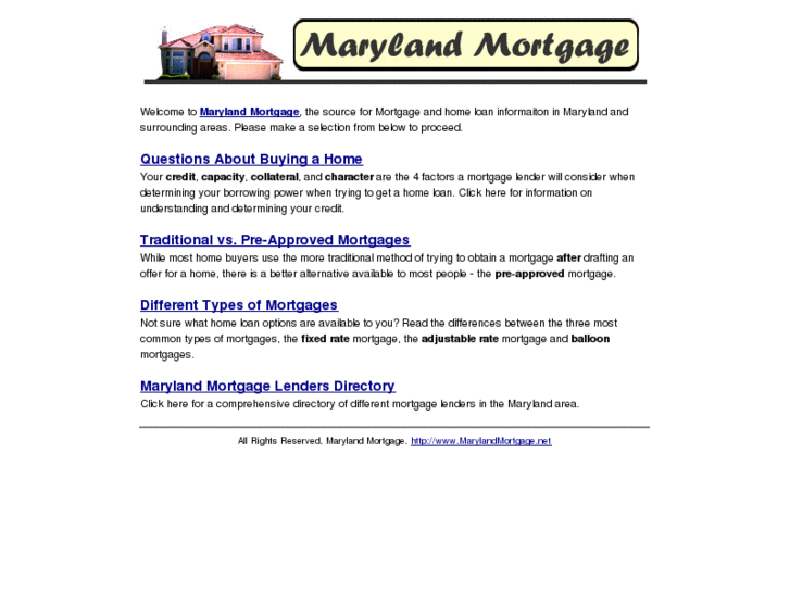 www.marylandmortgage.net