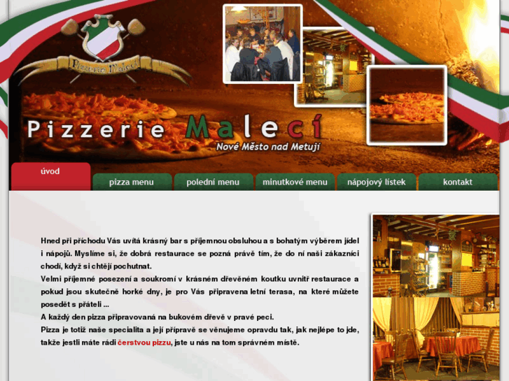 www.pizzeriemaleci.cz