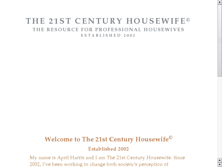 www.the21stcenturyhousewife.net