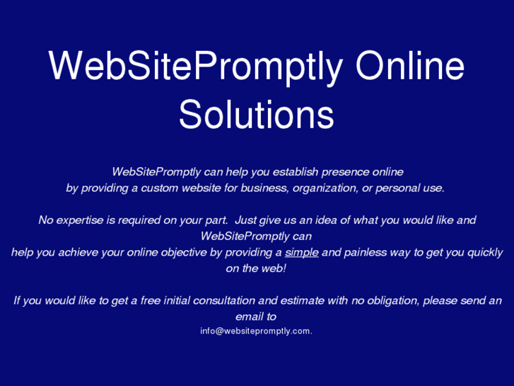 www.websitepromptly.com