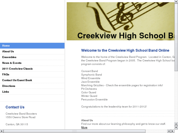 www.creekviewband.net