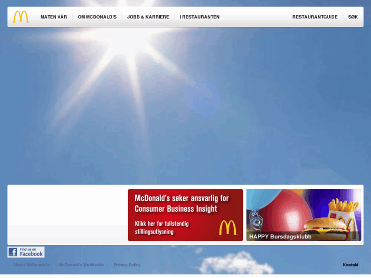 www.mcdonaldsnorge.com