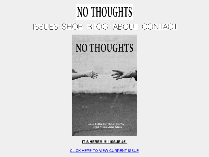 www.nothoughtszine.com