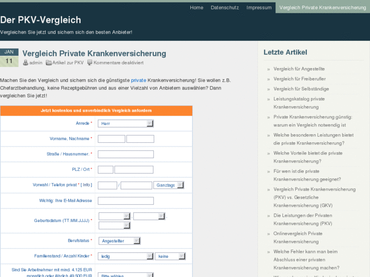 www.privatekrankenversicherungsvergleich.com