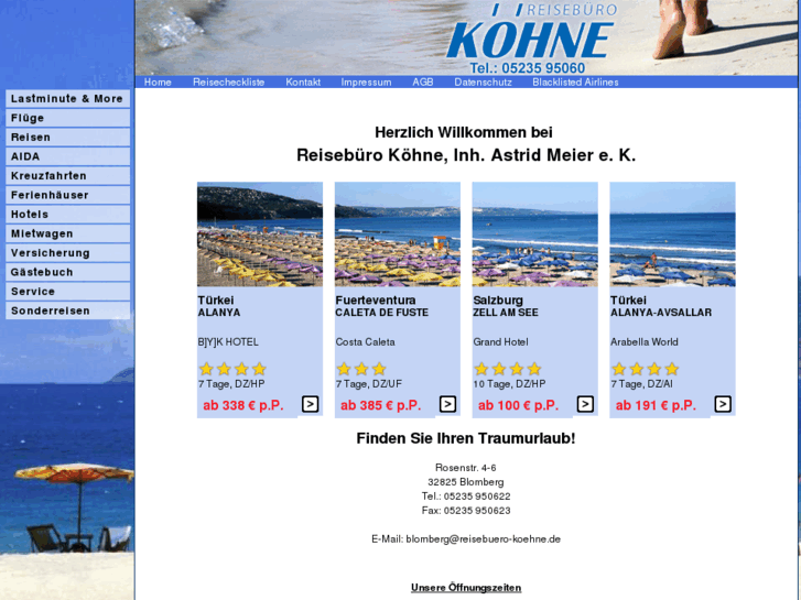 www.reisebuero-koehne.de