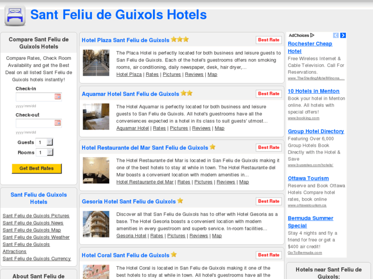 www.santfeliudeguixolshotels.com