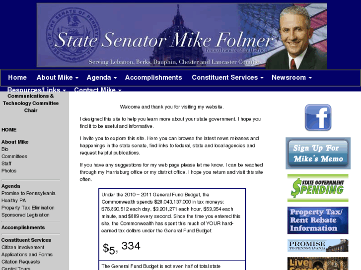 www.senatorfolmer.com
