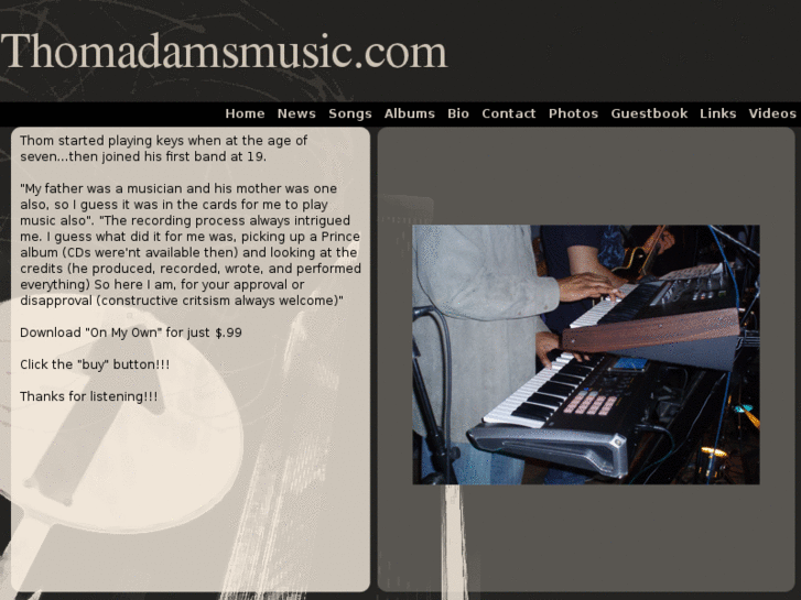 www.thomadamsmusic.com