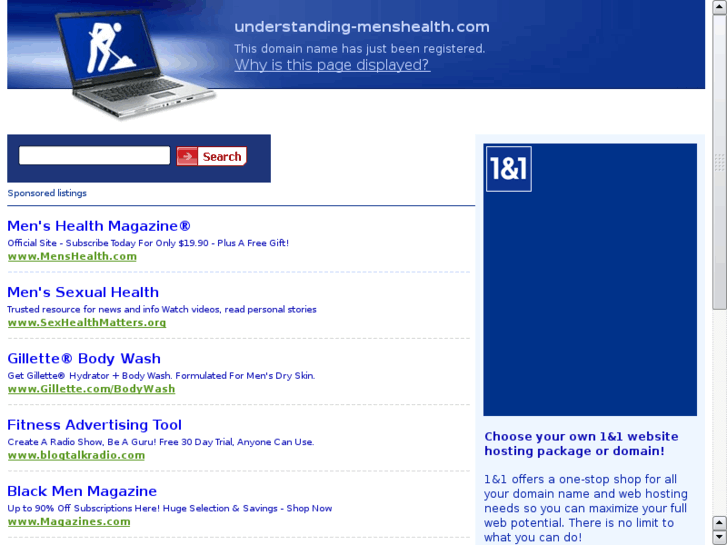 This snapshot of the website 'understanding-menshealth.com' was g...