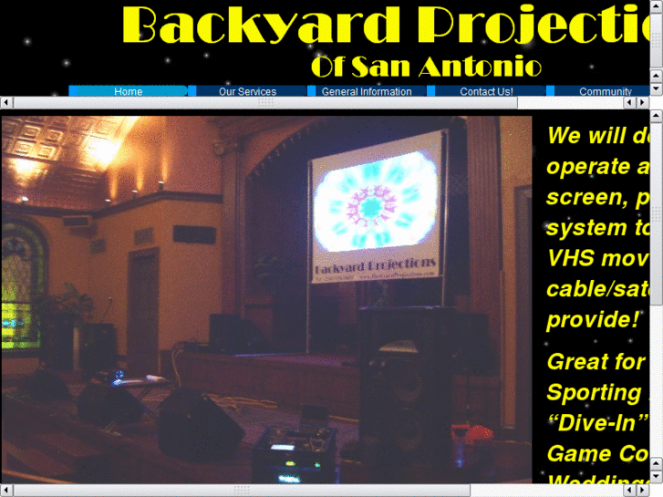 www.backyardprojections.com