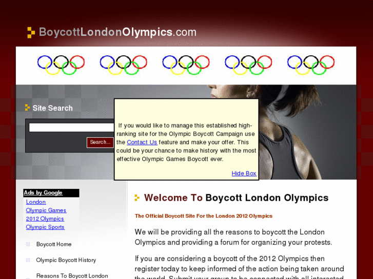 www.boycottlondonolympics.com