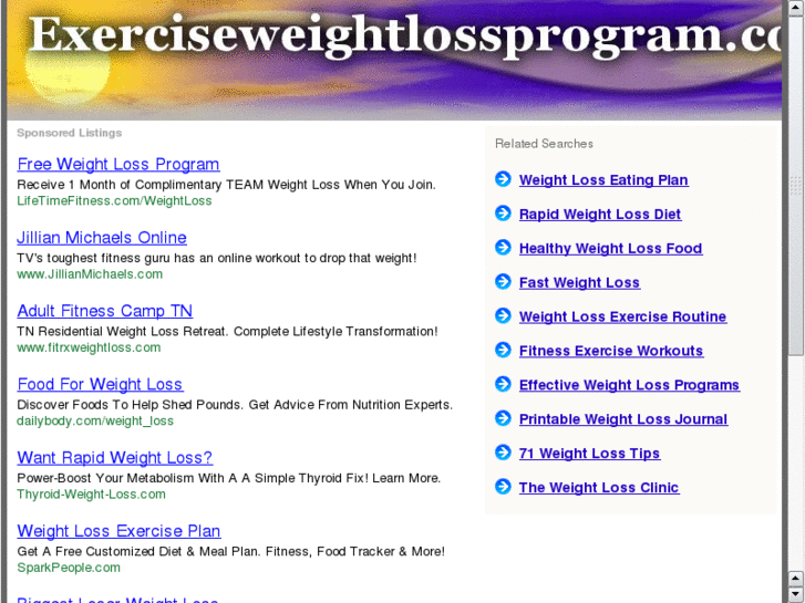 www.exerciseweightlossprogram.com