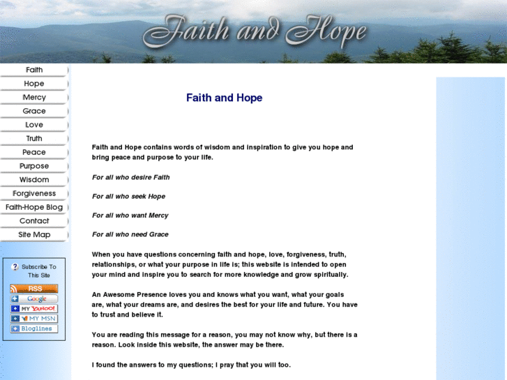 www.faith-hope.net