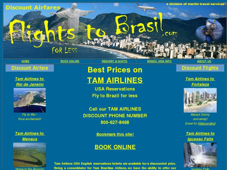 www.flightstobrasil.com