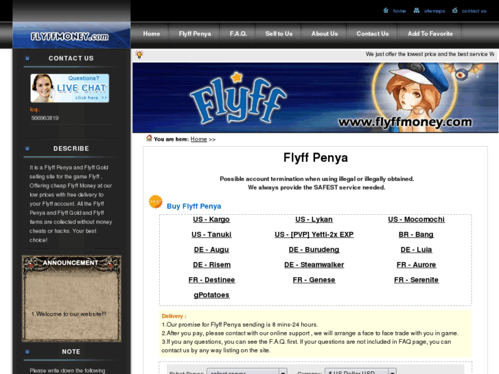 www.flyffmoney.com