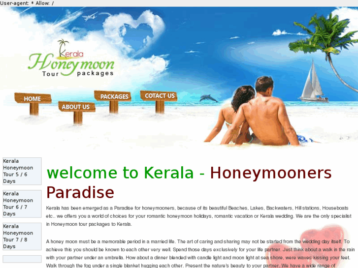 www.keralahoneymoontour.net