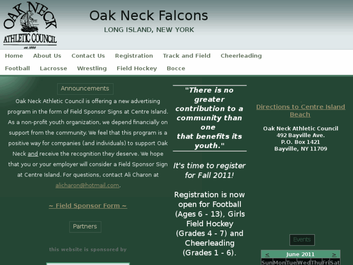 www.oakneckfalcons.org