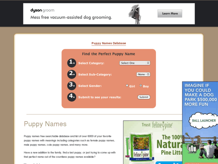 www.puppy-names.com