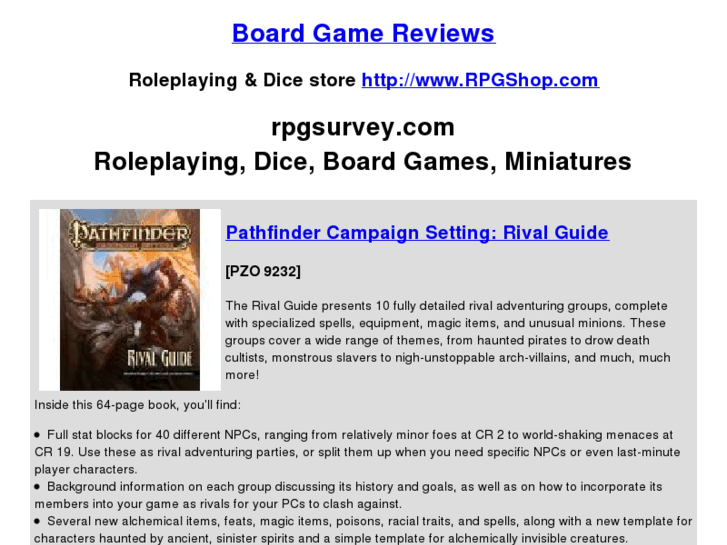 www.rpgsurvey.com