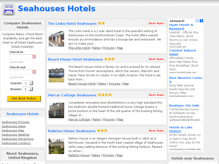 www.seahouseshotels.com