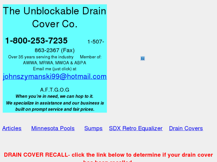 www.unblockabledraincovers.com