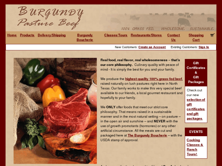 www.burgundypasturebeef.com