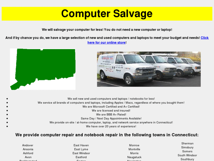 www.computersalvagect.net