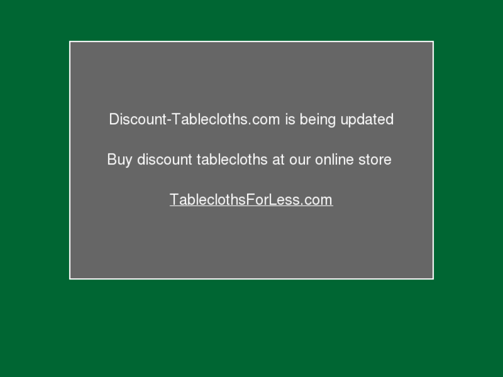 www.discount-tablecloths.com