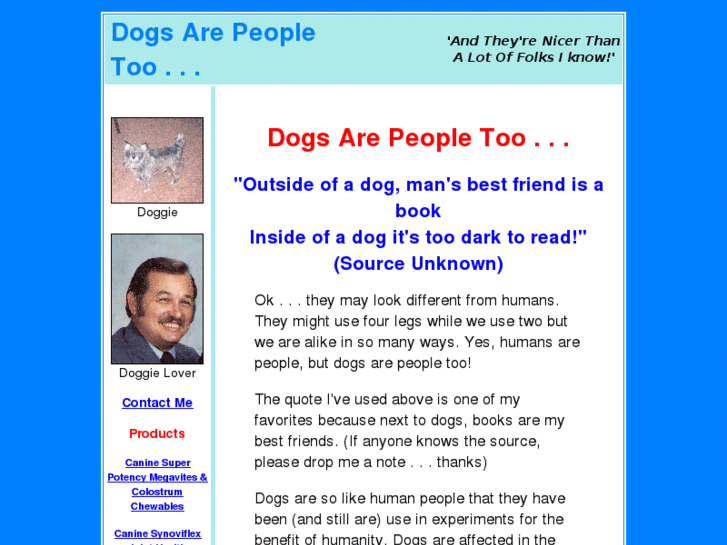 www.dogs-are-people-too.com