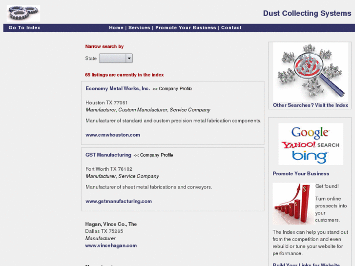 www.dust-collecting-systems-index.com