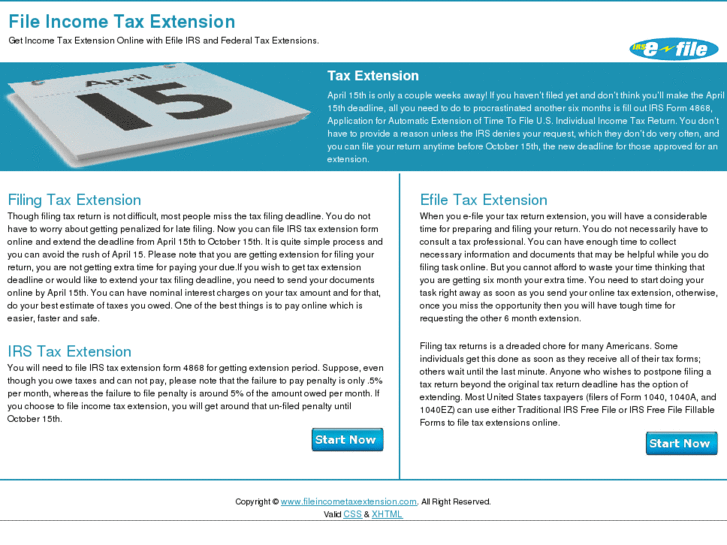 www.fileincometaxextension.com