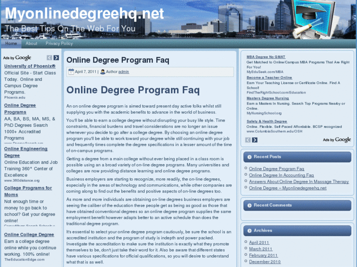www.myonlinedegreehq.net