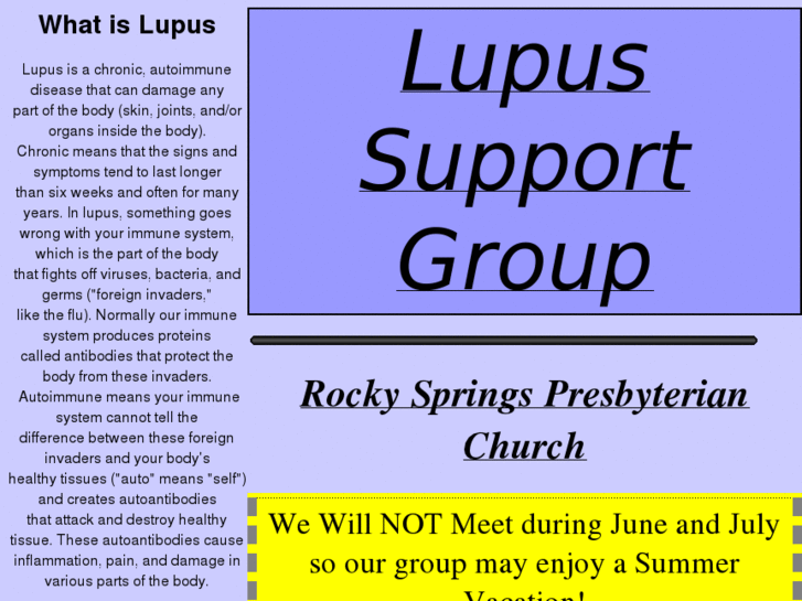 www.rspclupussupportgroup.info